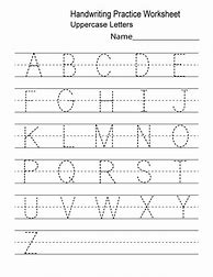 Image result for Alphabet Letter Practice Worksheets