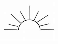 Image result for Half Sun SVG Black and White