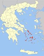 Image result for Cyclades Greek Islands Map with Scale