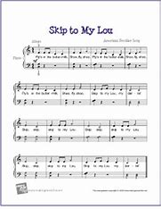 Image result for Skip to My Lou Notes