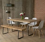 Image result for Contemporary Wood Dining Table