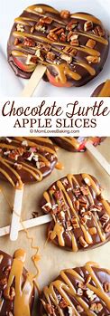 Image result for Chocolate Turtle Apple Slices