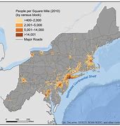 Image result for New England Population Density Map