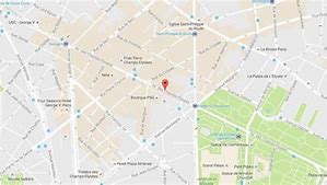 Image result for Champs Elysees Paris France Map