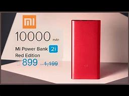 Image result for MI Power Bank Red Colour