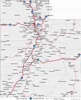 Image result for Utah State Map Cities and Roads