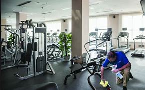 Image result for Gym Cleaning Station