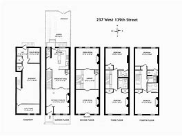 Image result for Historic Row House Floor Plans