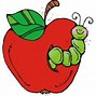 Image result for Apple Book Worm Cartoon