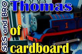 Image result for Cardboard Thomas the Tank Engine
