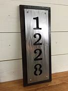 Image result for Custom House Number Plaques