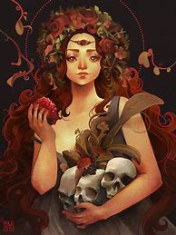 Image result for Persephone Greek Goddess Aesthetic