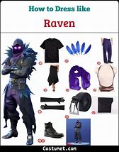 Image result for Fortnite Raven Skin Cosplay