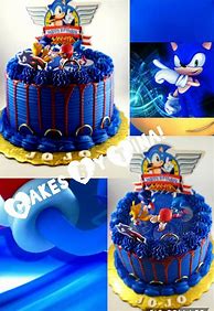 Image result for Sonic 7th Birthday Cake