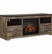 Image result for TV Stand with Fireplace and Storage