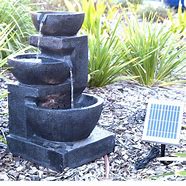 Image result for Solar Water Features with Lights