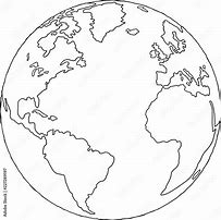 Image result for World Globe Outline