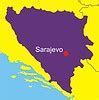 Image result for Sarajevo Bosnia Map