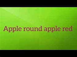 Image result for Apple Round Apple Red Lyrics