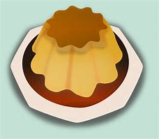 Image result for Flan with Caramel Cartoon