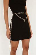 Image result for chains belts dress