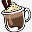 Image result for Clip Art Cartoon Cup Hot Chocolate