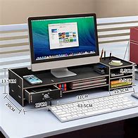 Image result for Computer Desk with Monitor Stand UK