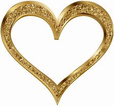 Image result for Gold Fancy Heart in Clip Art