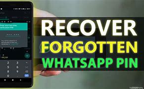 Image result for Forgot WhatsApp Pin