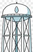 Image result for Water Tank Tower Clip Art