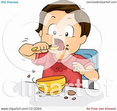 Image result for Messy Eating Cartoon