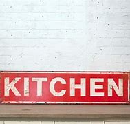 Image result for Metal Kitchen Signs