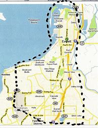 Image result for Everett Washington Map