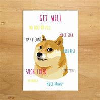 Image result for Get Well Soon Dog Meme