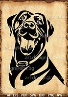 Image result for Labrador Stencil