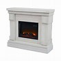 Image result for Marble Electric Fireplace