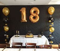 Image result for Black and Gold Birthday Party Decorations