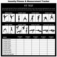 Image result for Insanity Workout Chart