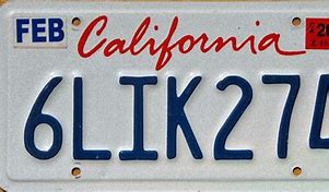 Image result for California License Plate Template