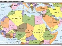 Image result for Mid East Map