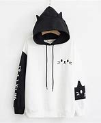Image result for Animate Cat with Black Hoodie