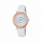 Image result for Rose Gold Watch with Leather Band