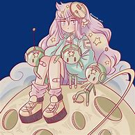 Image result for Cute Space Girl Art