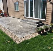 Image result for Poured Concrete Patio Ideas