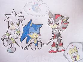 Image result for Chibi Sonic Shadow and Silver