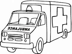 Image result for Ambulance Clip Art Black and White
