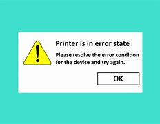 Image result for What Does It Mean Printer in Error State