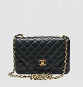 Image result for Small Black Quilted Chanel Bag