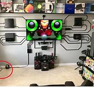Image result for Gaming Setup Cable Management