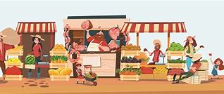 Image result for Outdoor Market Cartoon